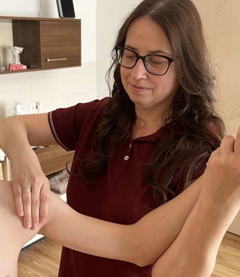 Schulterbehandlung eines Klienten